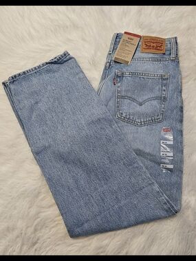 NWT Women's Levi's '94 Baggy Light Wash Straight Leg Jeans